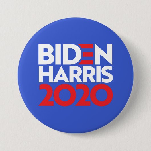 BIDEN HARRIS 2020 RONDE BUTTON 7,6 CM (Voorkant)