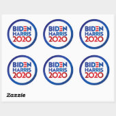 Biden Harris 2020 Ronde Sticker (Vel)