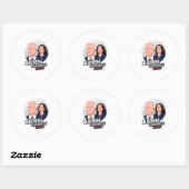 BIDEN HARRIS - 2020 RONDE STICKER (Vel)