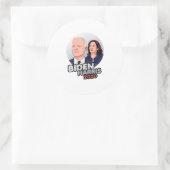 BIDEN HARRIS - 2020 RONDE STICKER (Tas)