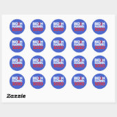 BIDEN HARRIS 2020 RONDE STICKER (Vel)