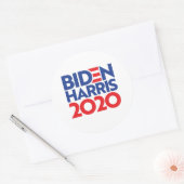 BIDEN HARRIS 2020 RONDE STICKER (Envelop)