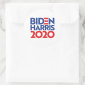 BIDEN HARRIS 2020 RONDE STICKER (Tas)