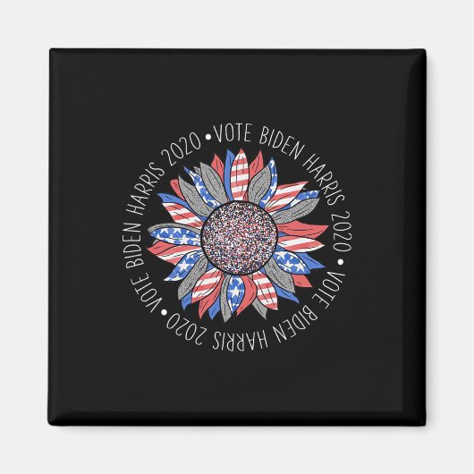 Biden Harris 2020 Schattige Rood Wit Blauw Zonnebl Magneet (Voorkant)