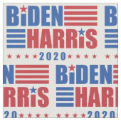 Biden/Harris 2020 Stars Stripes Pattern Stof (Close Up)