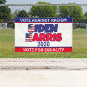 Biden Harris 2020 Stemmen tegen Racisme Banner (Insitu)