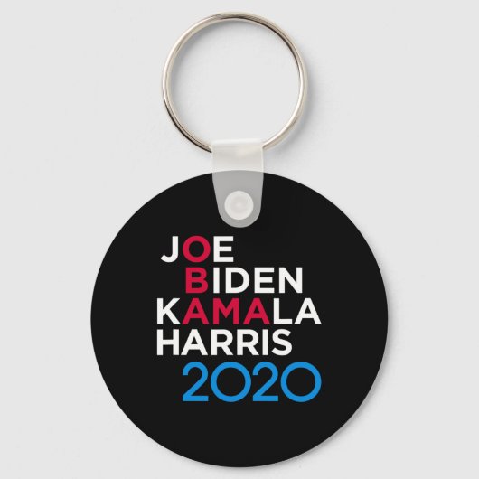 Biden Harris 2020 Throwback Sleutelhanger (Voorkant)