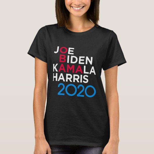 Biden Harris 2020 Throwback T-shirt (Voorkant)