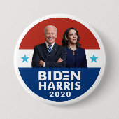 Biden Harris 2020-toets Ronde Button 7,6 Cm (Voorkant)