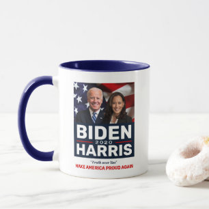 Biden Harris 2020 Truth over Lies Photo Two-Tone Mok