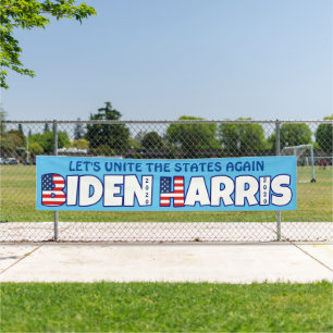 Biden Harris 2020 Verenigde Staten opnieuw Spandoek