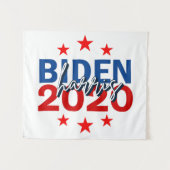 Biden Harris 2020 Verkiezingscampagne Achtergrond Wandkleed (Voorkant (horizontaal))