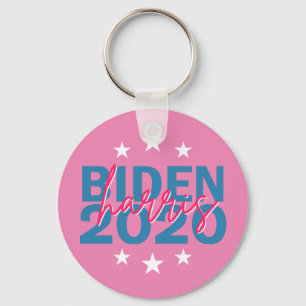 Biden Harris 2020 Verkiezingscampagne Girly Pink Sleutelhanger