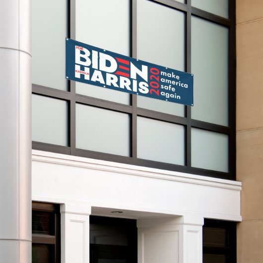 Biden Harris 2020 Verkiezingscampagne indoor outdo Spandoek (Buitenkant Gebouw)