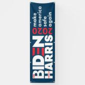Biden Harris 2020 Verkiezingscampagne indoor outdo Spandoek (Verticaal)
