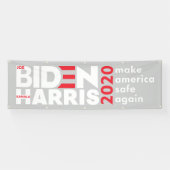 Biden Harris 2020 Verkiezingscampagne indoor outdo Spandoek (Horizontaal)