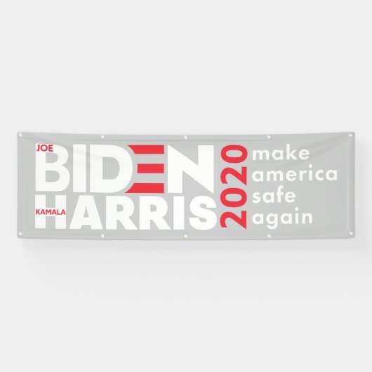 Biden Harris 2020 Verkiezingscampagne indoor outdo Spandoek (Horizontaal)