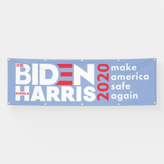 Biden Harris 2020 Verkiezingscampagne indoor outdo Spandoek (Horizontaal)