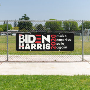 Biden Harris 2020 Verkiezingscampagne indoor outdo Spandoek
