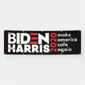 Biden Harris 2020 Verkiezingscampagne indoor outdo Spandoek (Horizontaal)