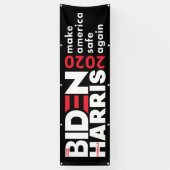 Biden Harris 2020 Verkiezingscampagne indoor outdo Spandoek (Verticaal)