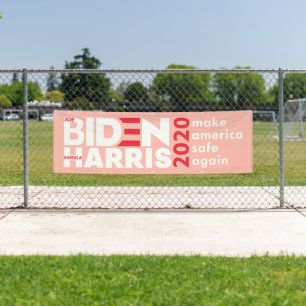 Biden Harris 2020 Verkiezingscampagne indoor outdo Spandoek