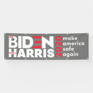 Biden Harris 2020 Verkiezingscampagne indoor outdo Spandoek
