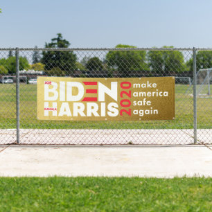 Biden Harris 2020 Verkiezingscampagne indoor outdo Spandoek