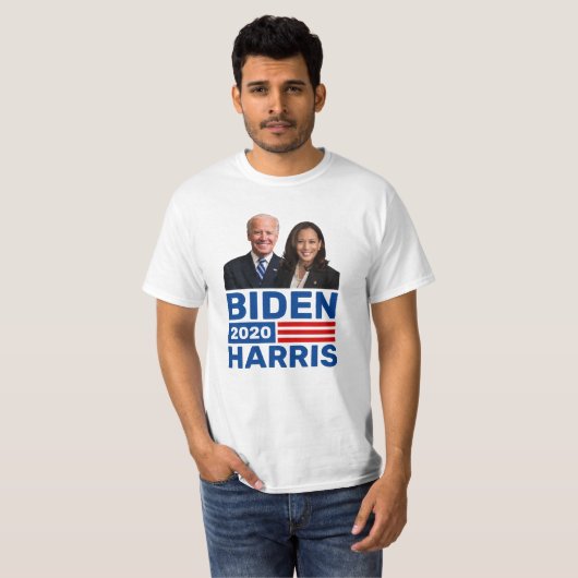 Biden Harris 2020 Verkiezingscampagne Rally T-shir T-shirt (Voorkant volledig)