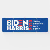 Biden Harris 2020 Verkiezingscampagne voor buitens Spandoek (Horizontaal)