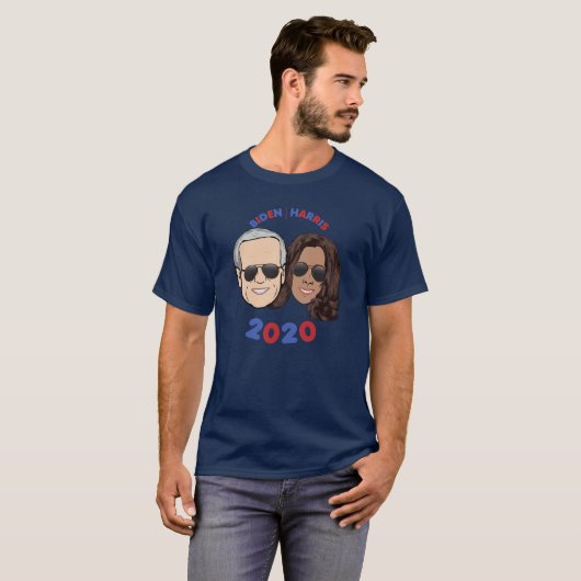biden harris 2020 verkiezingscoole schaduwen ( T - T-shirt (Voorkant volledig)