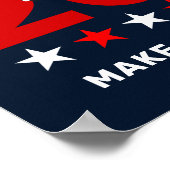 Biden Harris 2020 Verkiezingsfoto van patriottisch Poster (Hoek)