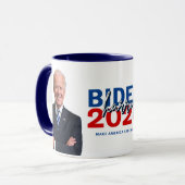 Biden Harris 2020 Verkiezingskool Verzamelbaar Mok (Voorkant links)