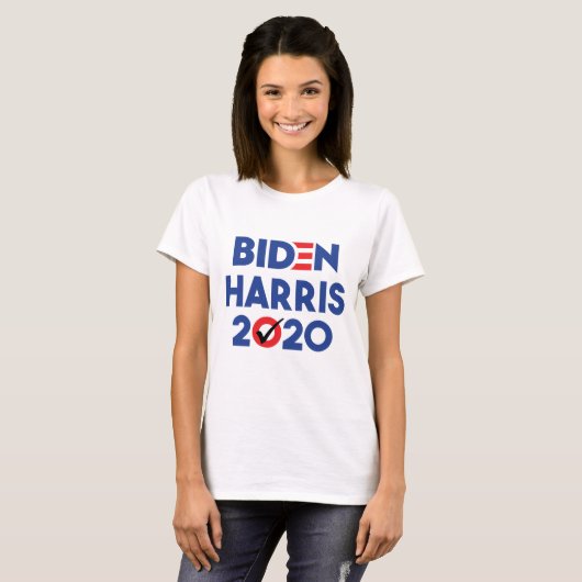 Biden Harris 2020 - Verkozen voor President T-shirt (Voorkant volledig)