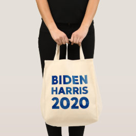 Biden Harris 2020 vet waterverf tekst 2-zijdig Tote Bag