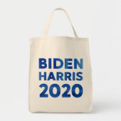 Biden Harris 2020 vet waterverf tekst 2-zijdig Tote Bag (Voorkant)