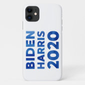Biden Harris 2020 vetgedrukte blauwe waterverf tek Case-Mate iPhone Case (Achterkant)