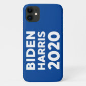 Biden Harris 2020 vetgedrukte tekst op blauw Case-Mate iPhone Case (Achterkant)