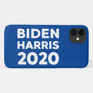 Biden Harris 2020 vetgedrukte tekst op blauw Case-Mate iPhone Case