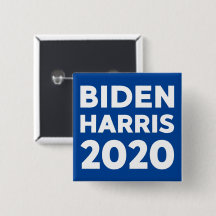 Biden Harris 2020 vetgedrukte tekst over blauwe ve