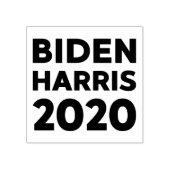 Biden Harris 2020 vetgedrukte tekst Rubberstempel (Afrduk)
