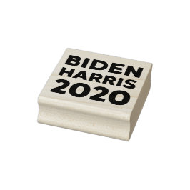 Biden Harris 2020 vetgedrukte tekst Rubberstempel