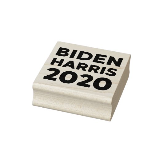 Biden Harris 2020 vetgedrukte tekst Rubberstempel (Stempel)