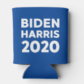 Biden Harris 2020 vetgedrukte witte tekst over bla Blikjeskoeler (Achterkant)