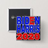 Biden Harris 2020 Vierkante Button 5,1 Cm (Voorkant /achterkant)