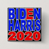Biden Harris 2020 Vierkante Button 5,1 Cm (Voorkant)