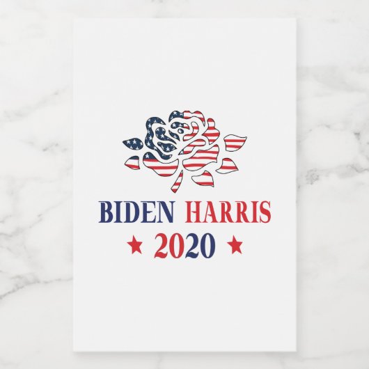 Biden Harris 2020 Voedselcontainer Etiket (Enkel label)