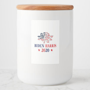 Biden Harris 2020 Voedselcontainer Etiket