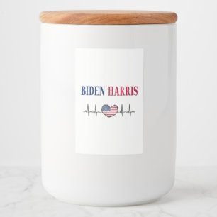 Biden Harris 2020 Voedselcontainer Etiket