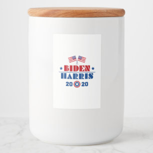 Biden Harris 2020 Voedselcontainer Etiket
